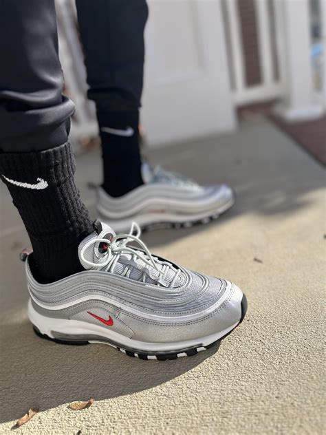 nike air max 97 damen größe 41 schwarz|Nike 97 og silver bullet.